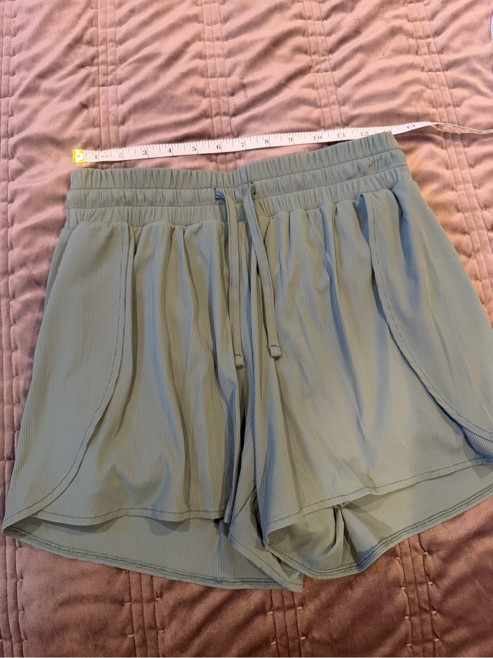 Women’s sz S Zella Sage Green Drawstring Athletic Shorts